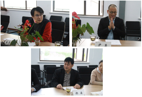重庆华岩文教基金会秘书长尹亮,上海财经大学合作发展处副处长张彦波